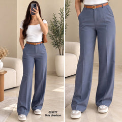 Pantalon large avec  smock 023277
