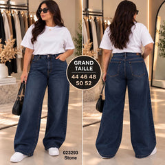 Pantalon large grand taille 023293