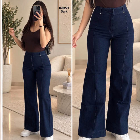 Pantalon large pince 023271