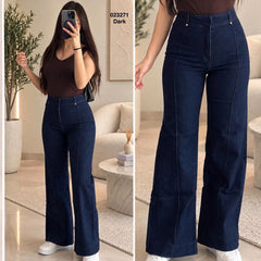Pantalon large pince 023271