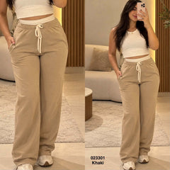 Pantalon sport large avec bande 023301