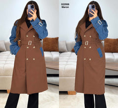Trench imperméable avec ceinture 022956