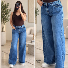 Pantalon wid leg 023268
