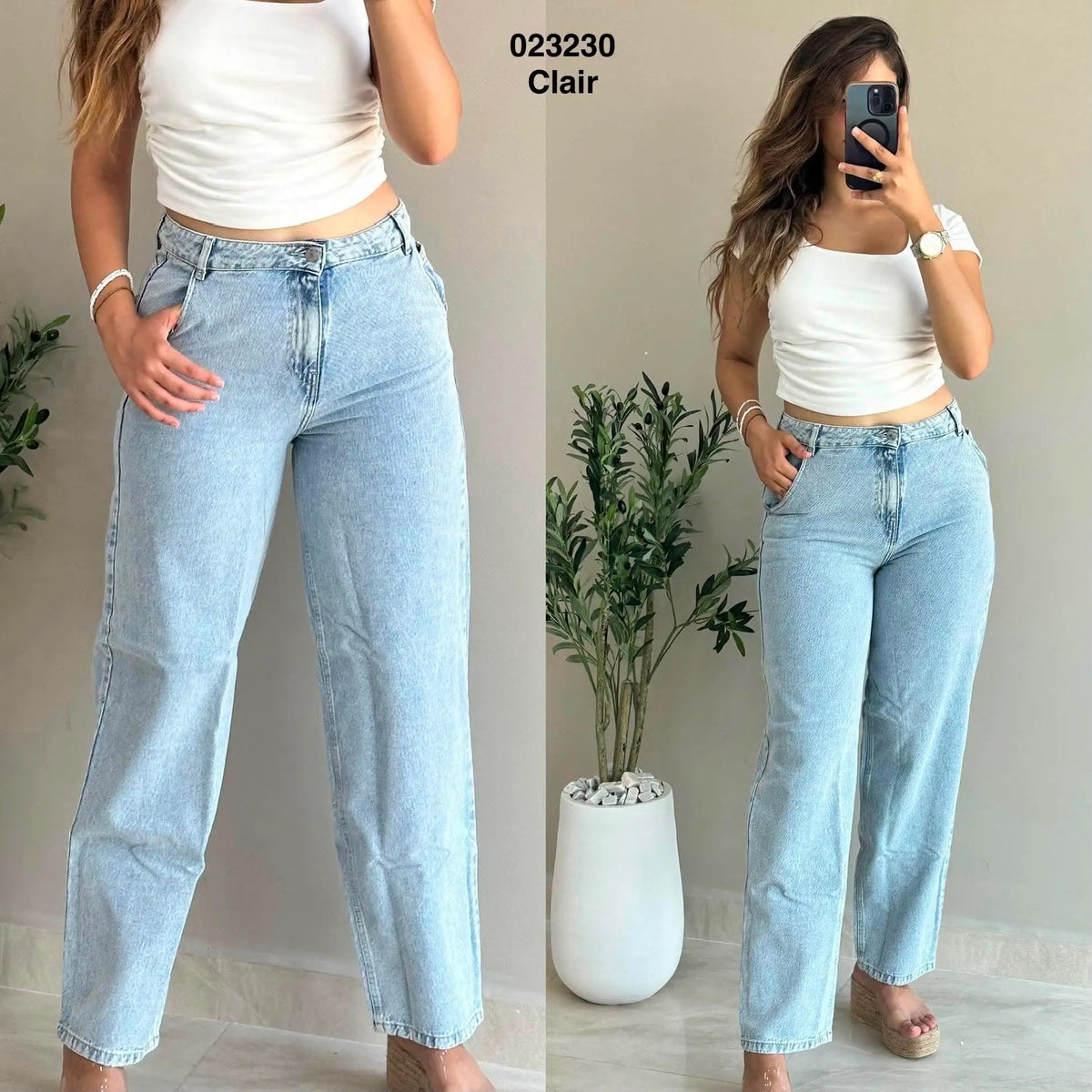 Pantalon boyfriend 023230