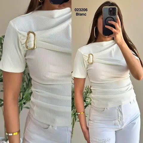 Pull avec boucle pour femme Sympatico Tunisie – vue 1