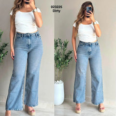 Pantalon large simple 023225