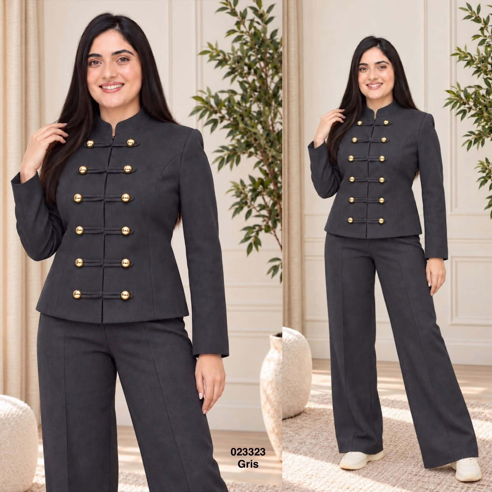 Ensemble 2ps avec  boutons 023323