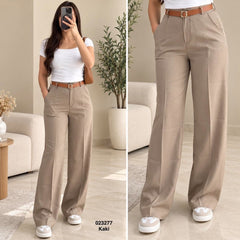 Pantalon large avec  smock 023277