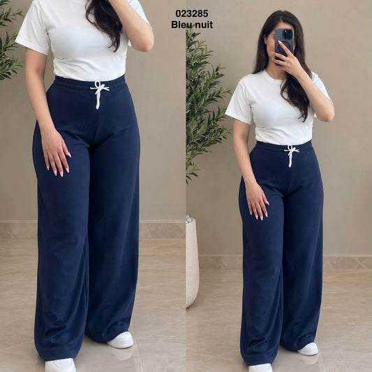 Pantalon large simple 023285