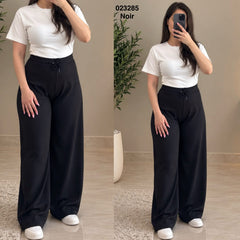 Pantalon large simple 023285