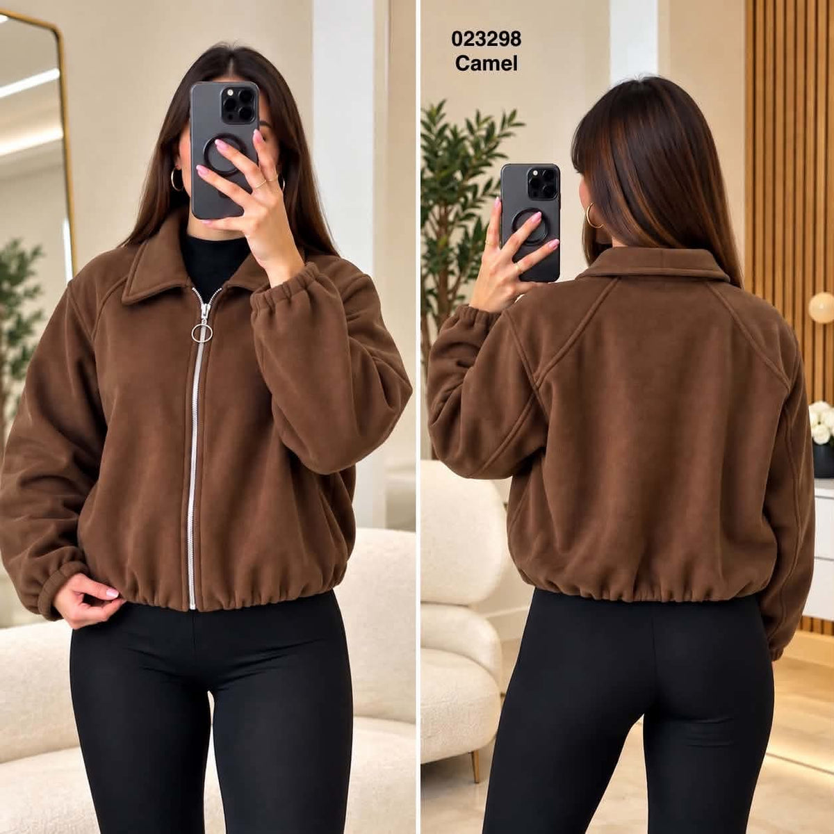 Vest cachemire courte oversize 023298
