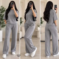 Ensemble 2 ps pul + pantalon tissu scuba 023263