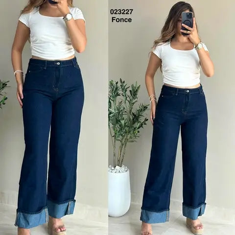 Pantalon ourlet simple pour femme Sympatico Tunisie – vue 2