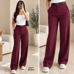 Pantalon large avec  smock 023277