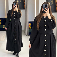 Robe long avec boutons 022970