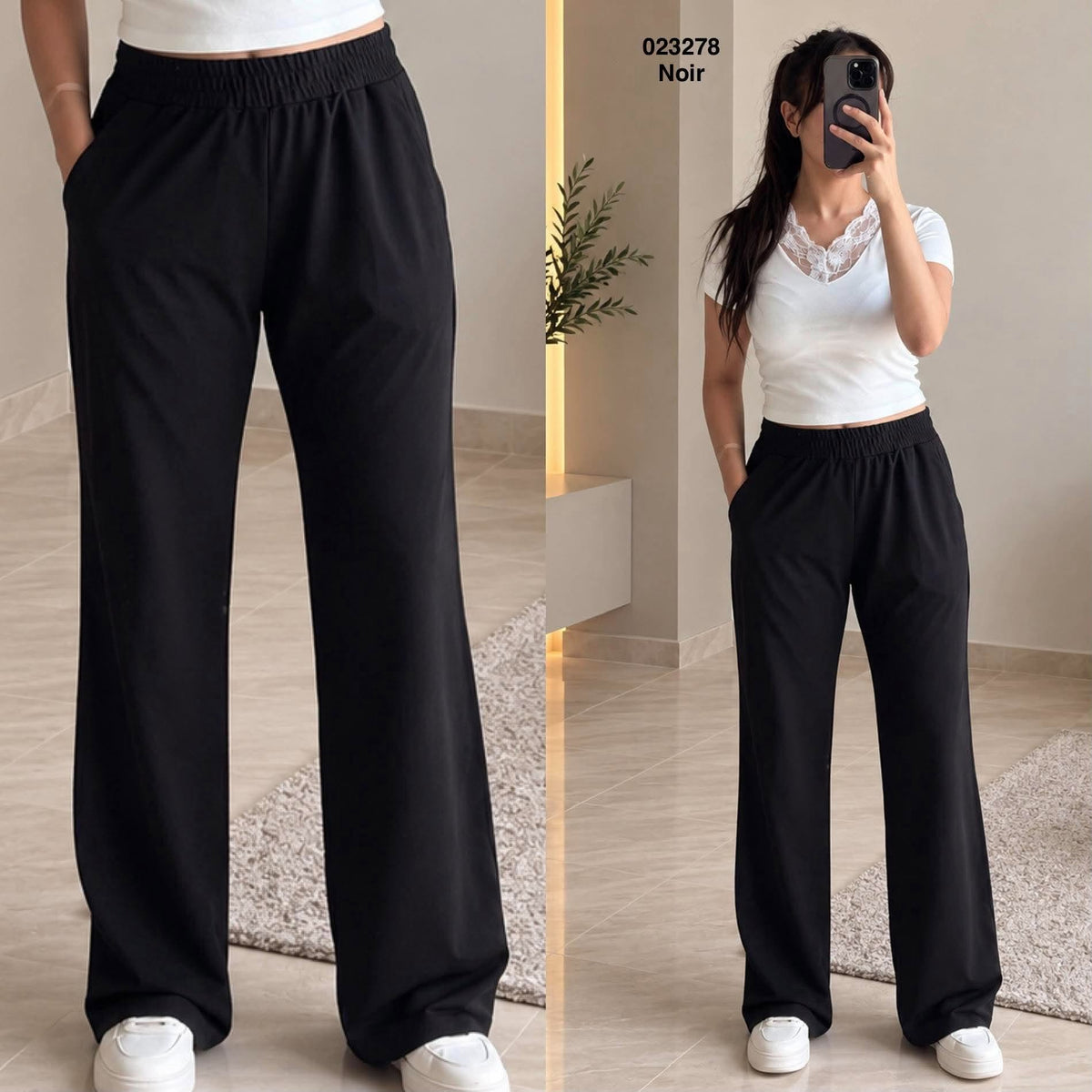 Pantalon large 023278