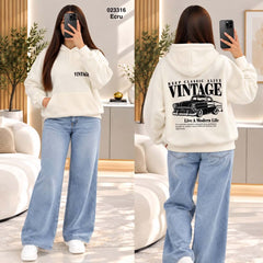 Sweat à capuche Vintage femme – 023316