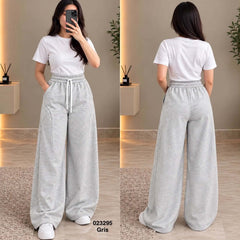 Pantalon large coton 023295