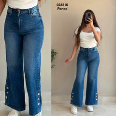 Pantalon large avec 3 logo 023216