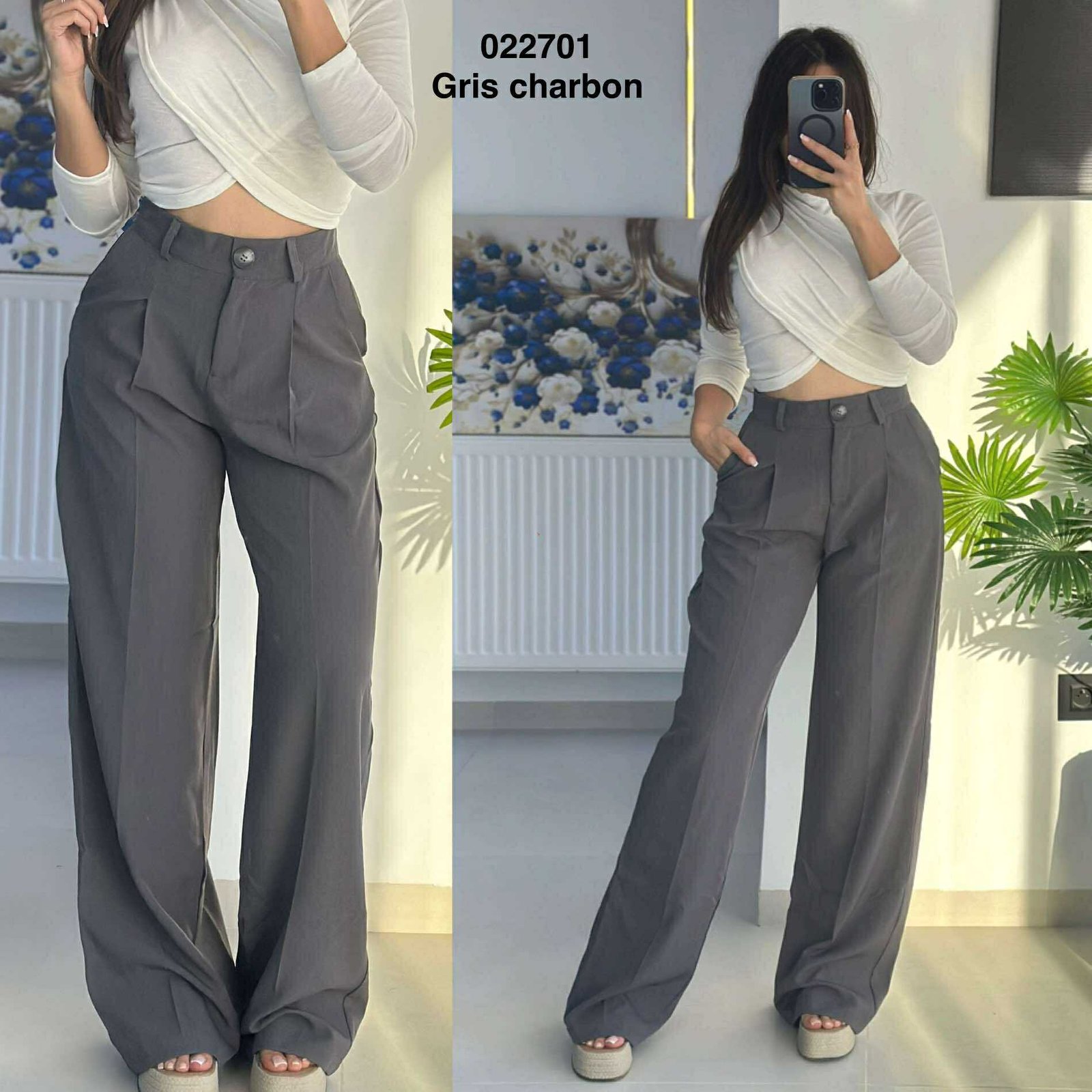 554290604_1935701120610408_2879742659750380923_n Pantalon large simple femme - Sympatico Tunisie