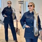 Ensemble 2ps djean veste av2poches+pantalon