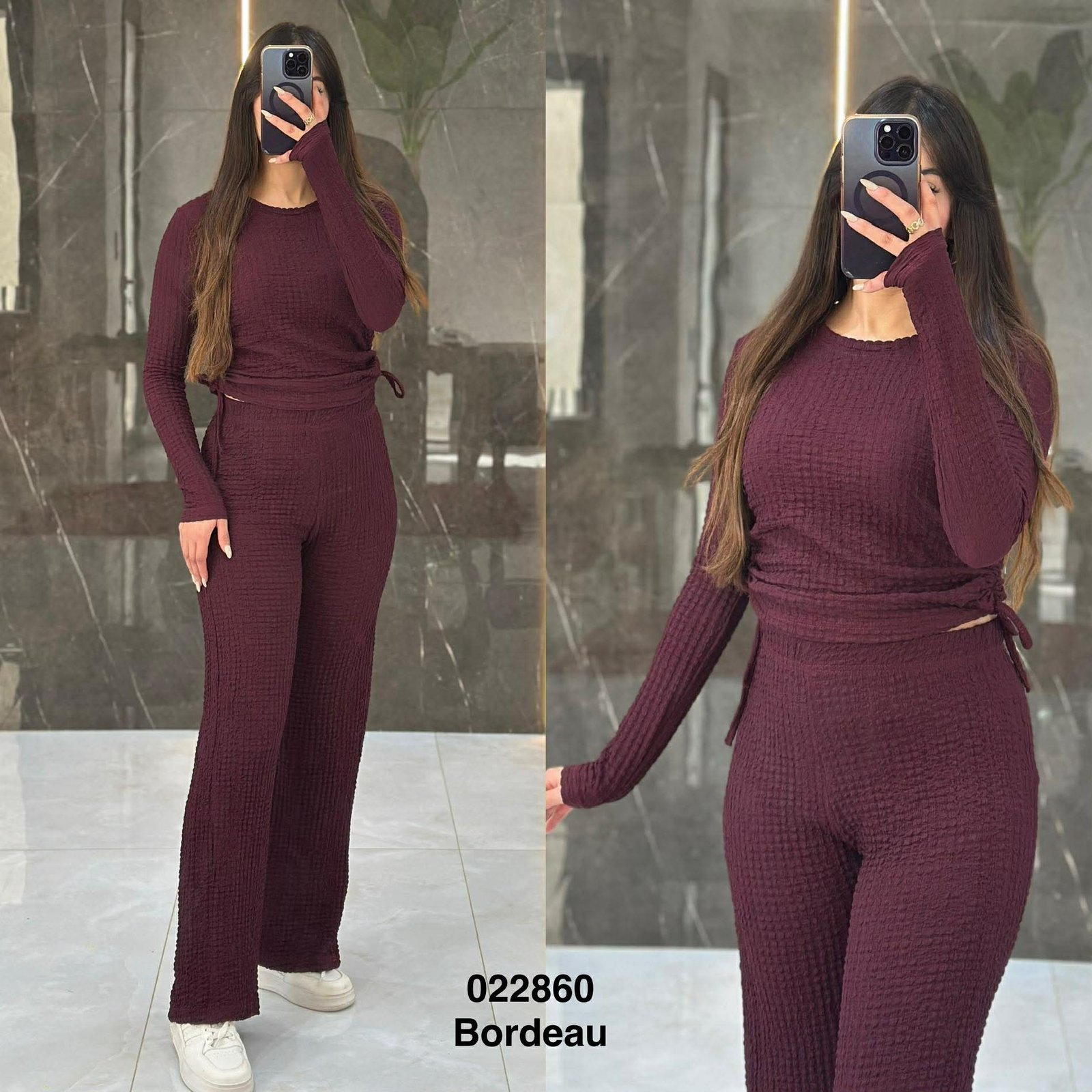 594983330_841405138617759_4256995958486411135_n Ensemble 2ps pul bel khyout tissu Crochet 8075 femme - Sympatico Tunisie