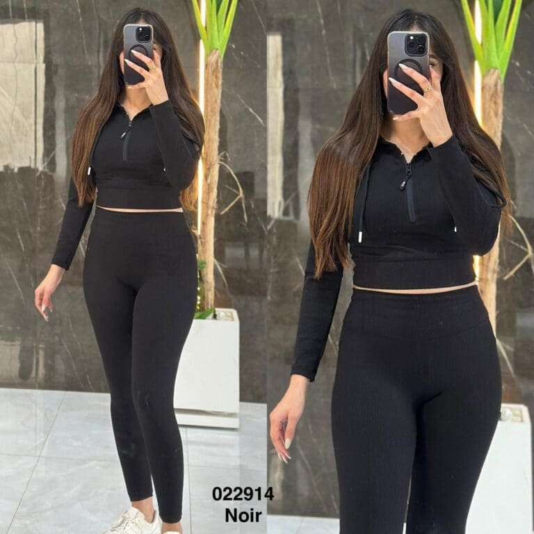 Tenue 2ps sport gilet + legging 373 femme - Sympatico Tunisie