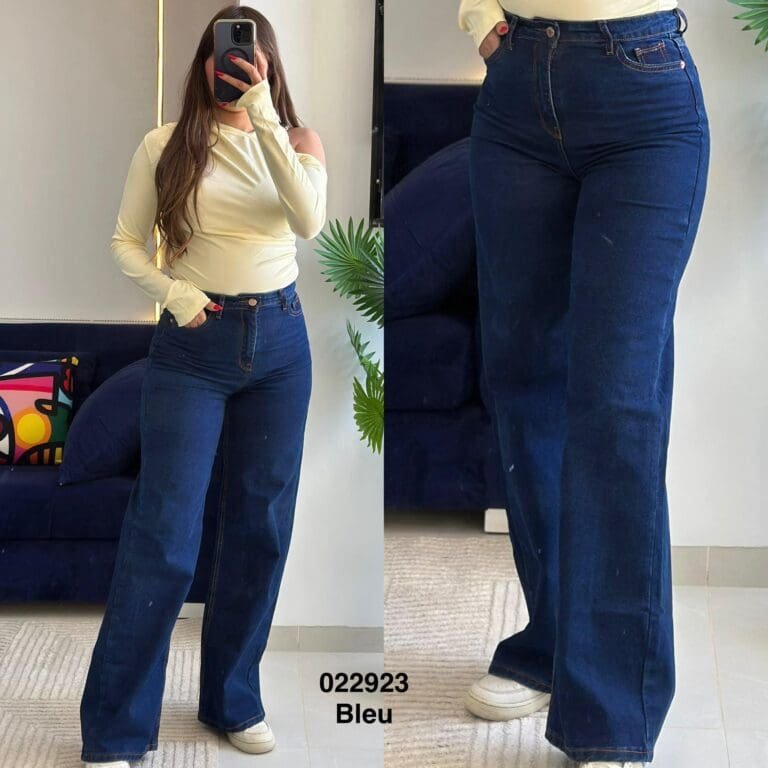 Pantalon large simple femme - Sympatico Tunisie