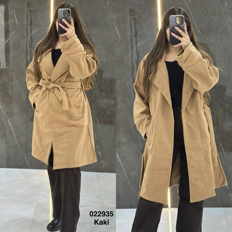 Manteaux cachemire avec ceinture femme - Sympatico Tunisie