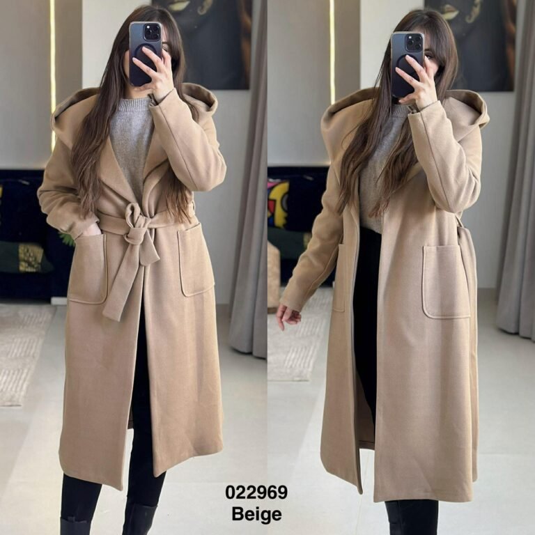 Manteaux cachemire avec capuche femme - Sympatico Tunisie