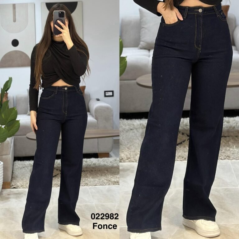 Pantalon large simple femme - Sympatico Tunisie