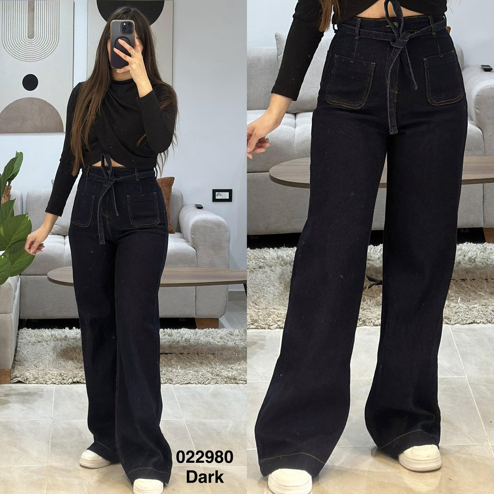 Pantalon large simple