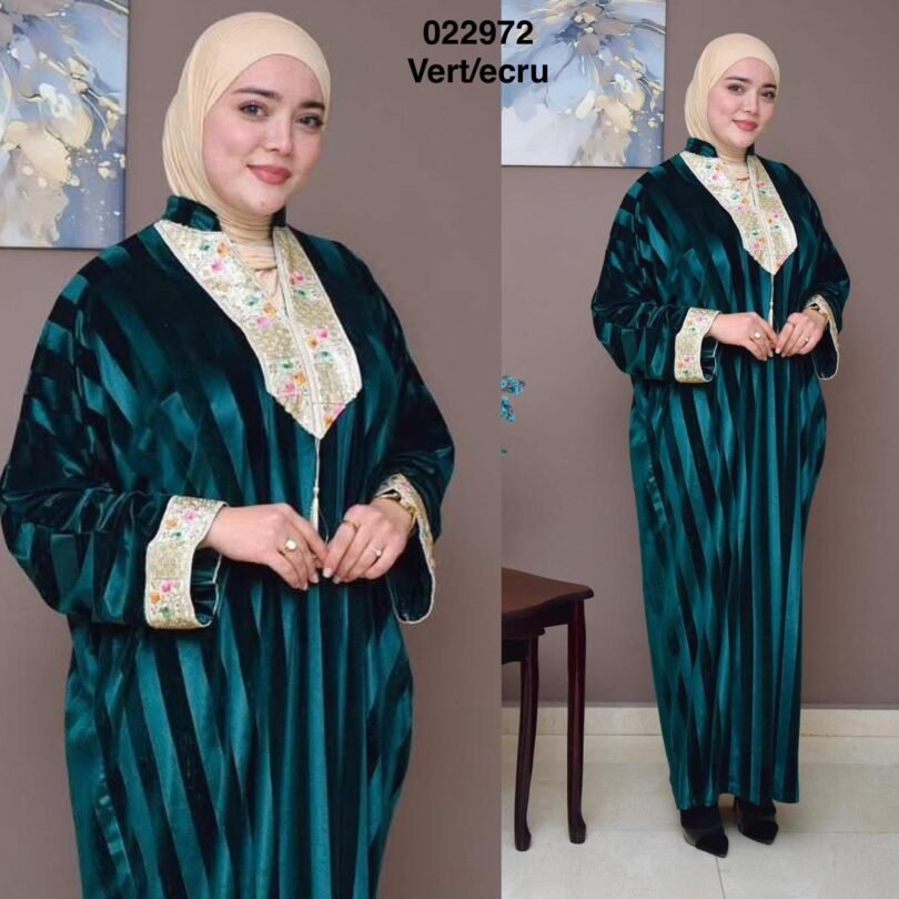 Jeba tissu velours harj femme - Sympatico Tunisie