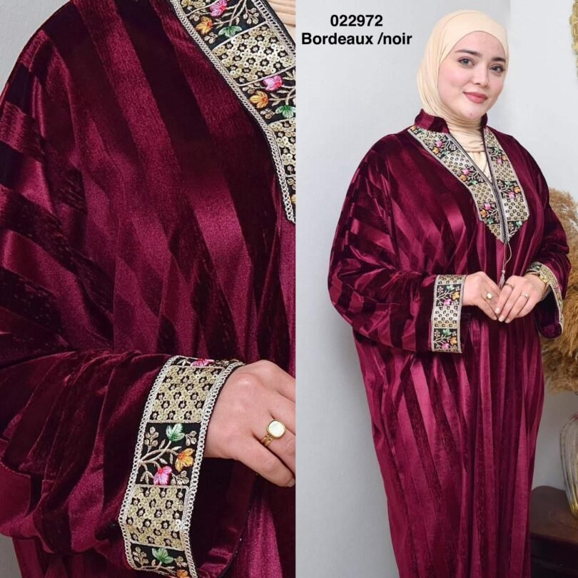 Jeba tissu velours harj femme - Sympatico Tunisie