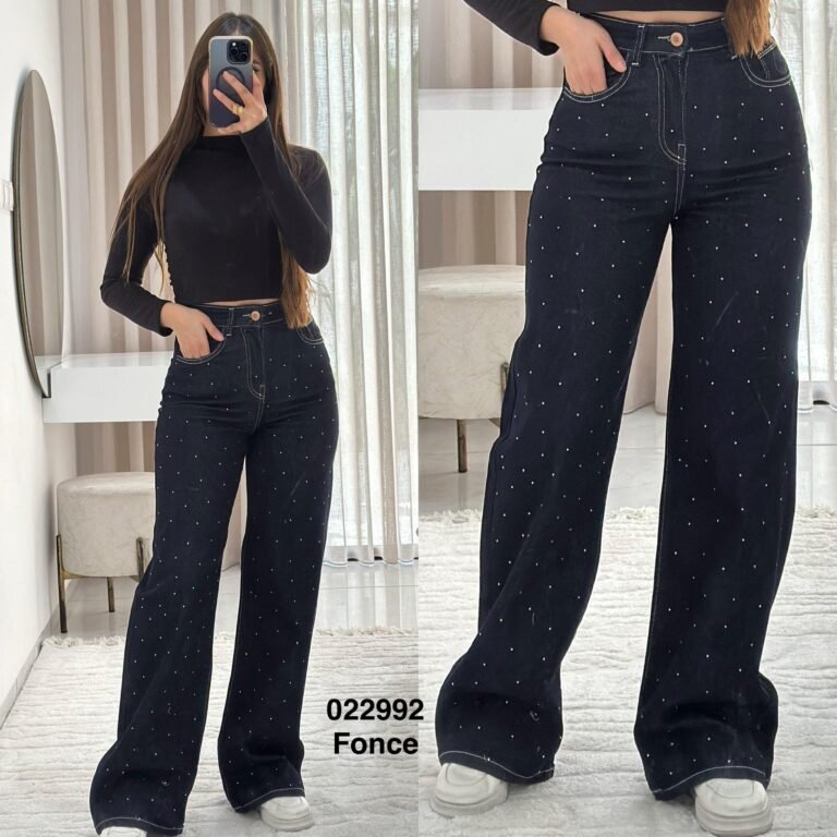 Pantalon large bling bling femme - Sympatico Tunisie
