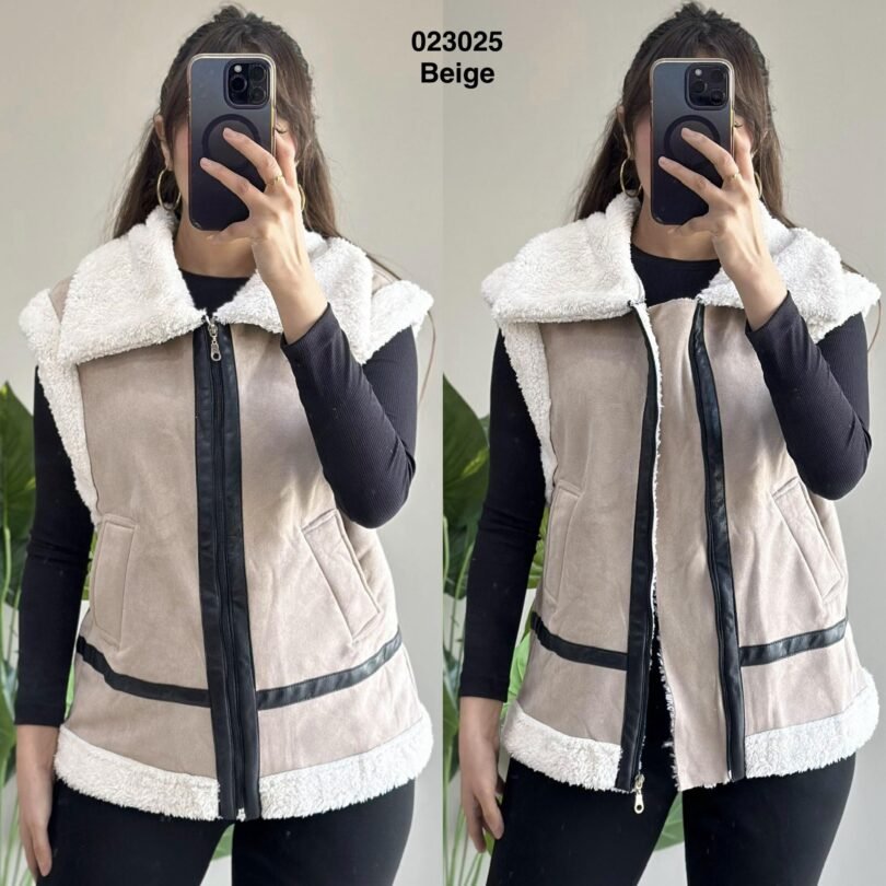 Veste sans manche daim femme - Sympatico Tunisie