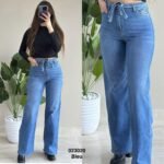 Pantalon large avec ceinture